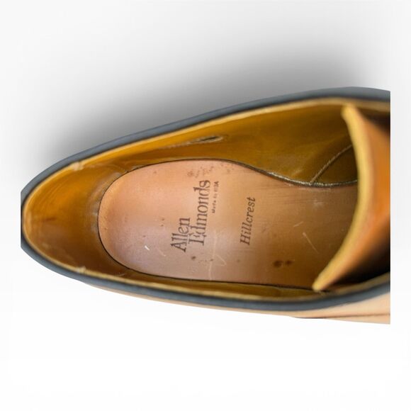 Allen Edmonds Hillcrest Bicycle Toe Oxford Dress Shoe Men’s Sz 8 D Lace Vibram main image 5